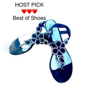 🎉HOST PICK🎉 Satin Rhinestone Studded Evening Shoes